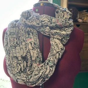 Star Wars infinity scarf, sarong Darth Vader & troopers sketchy